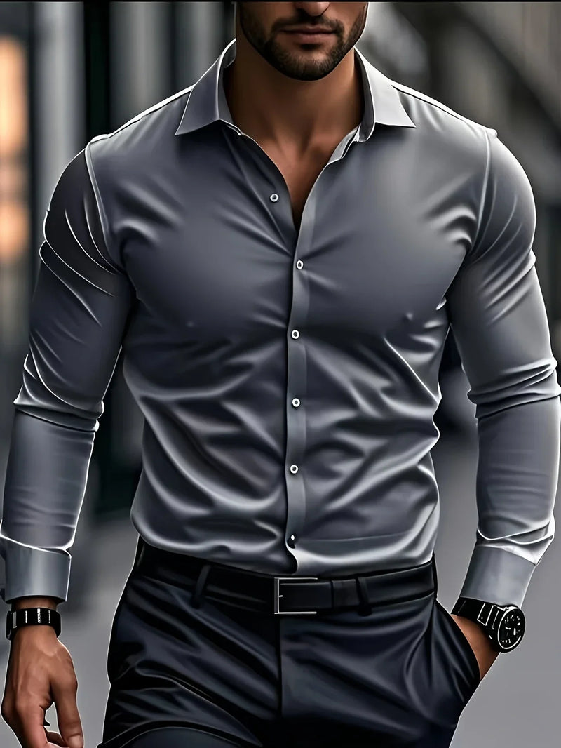 Aaron™ – Elegant Long Sleeve Shirt
