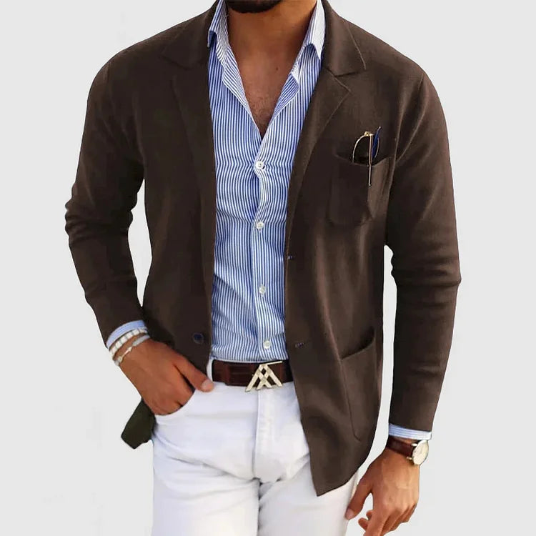 Callum™ | Stylish Men's Blazer with Casual Button Pockets and Notch Collar