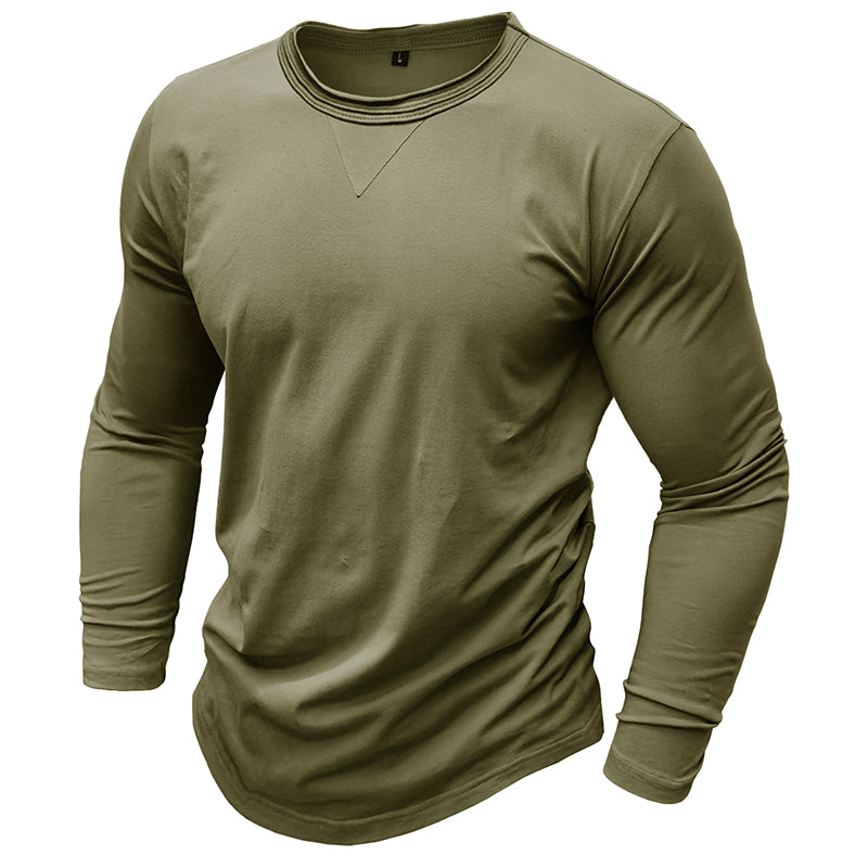 Hugh™ | Classic Crew Neck Shirt
