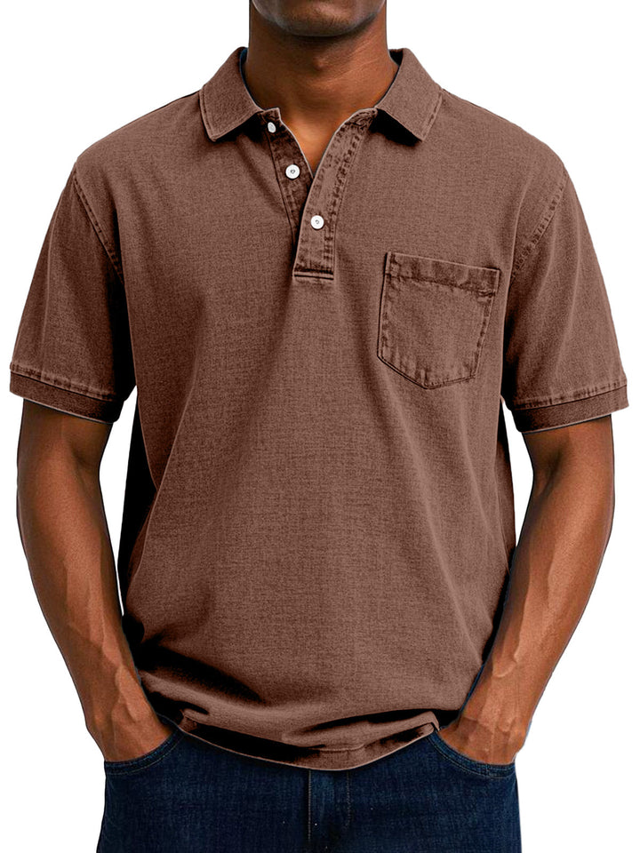 Elliott™ | Men’s Vintage Casual Polo Shirt