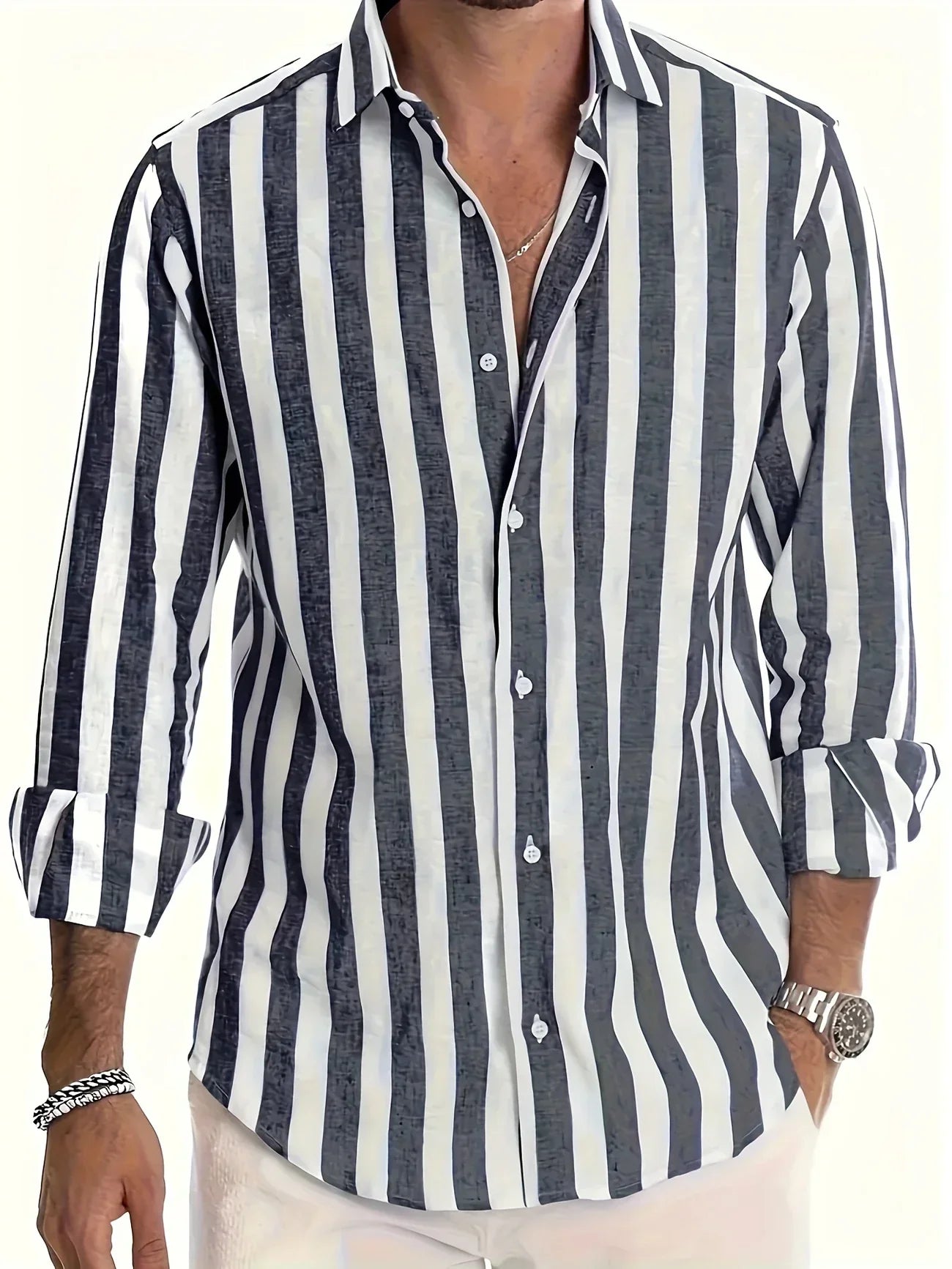 Dominic™ – Striped Summer Shirt