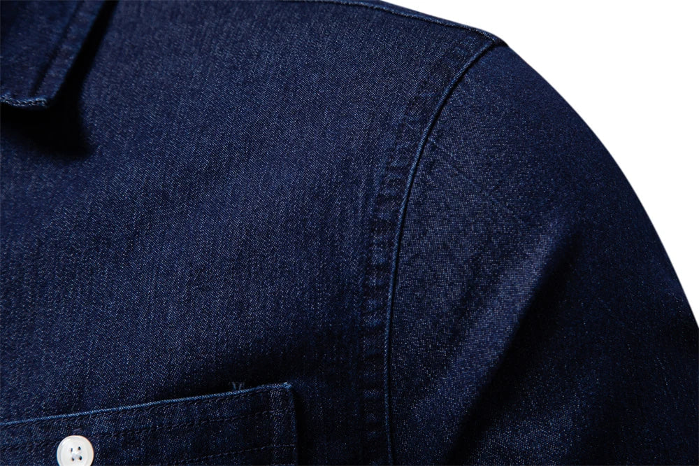 TailorFlex™ | Men's Denim Shirt