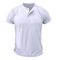 Shimon™ | Cotton Button T-Shirt