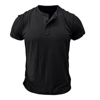 Shimon™ | Cotton Button T-Shirt