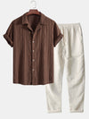 Marston™ | Jacquard Cuban Shirt & Trousers Set