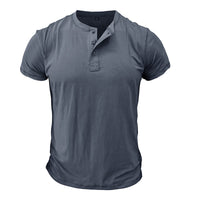 Shimon™ | Cotton Button T-Shirt