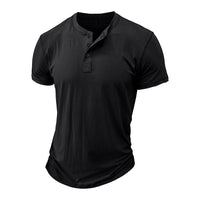 Shimon™ | Cotton Button T-Shirt