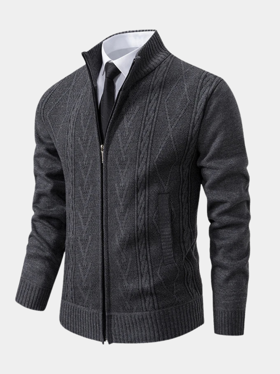 Everett™ – Knitted Zip Cardigan