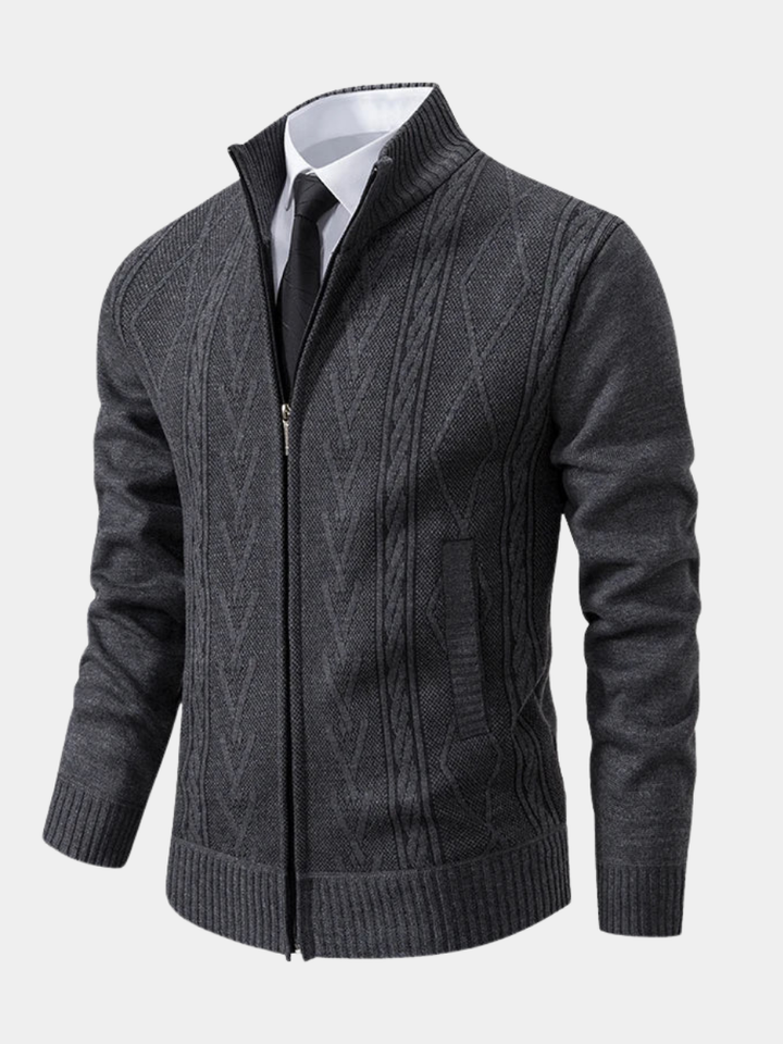 Everett™ – Knitted Zip Cardigan