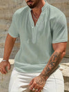 Smith™ – Elegant Summer Shirt With Stand Collar