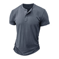 Shimon™ | Cotton Button T-Shirt