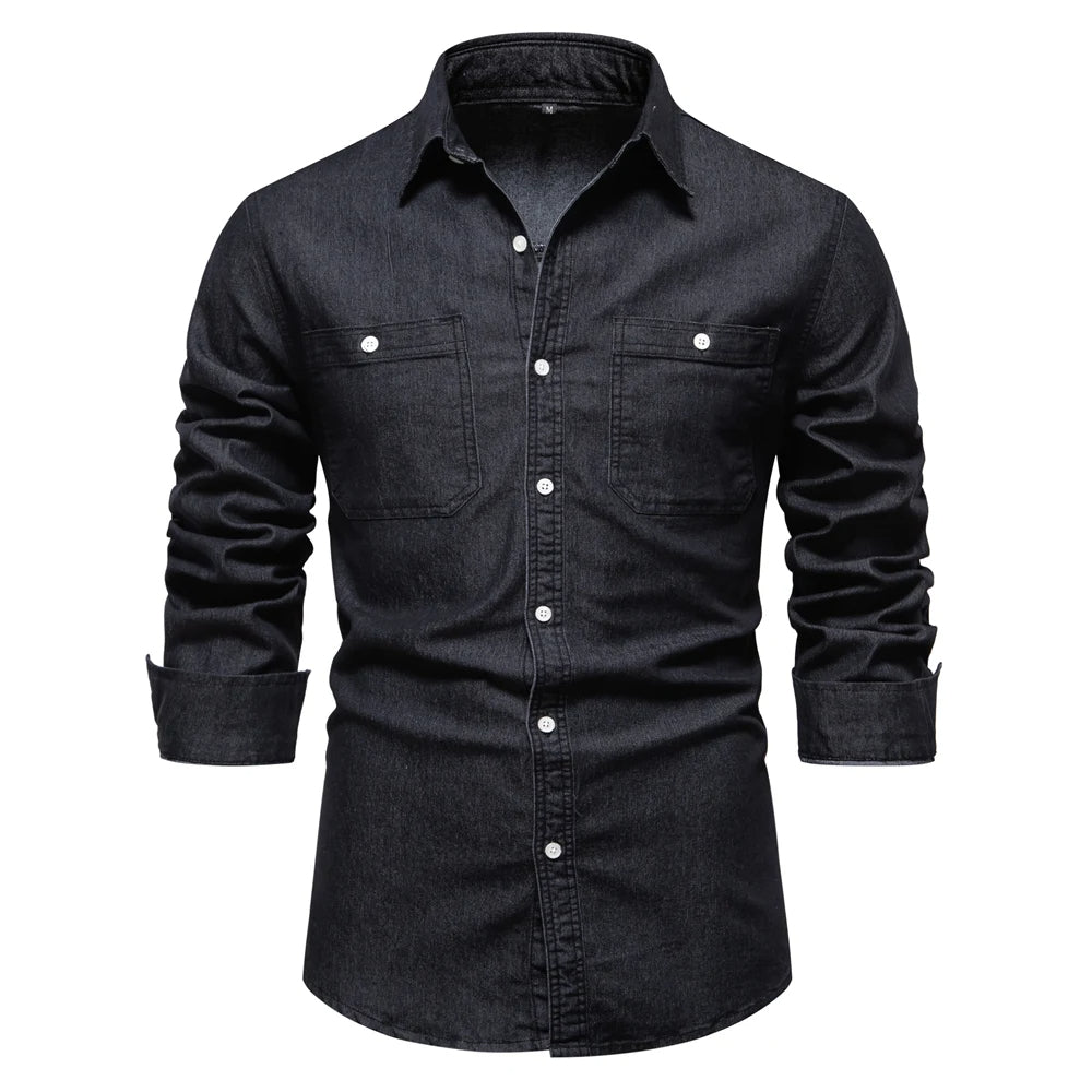 TailorFlex™ | Men's Denim Shirt
