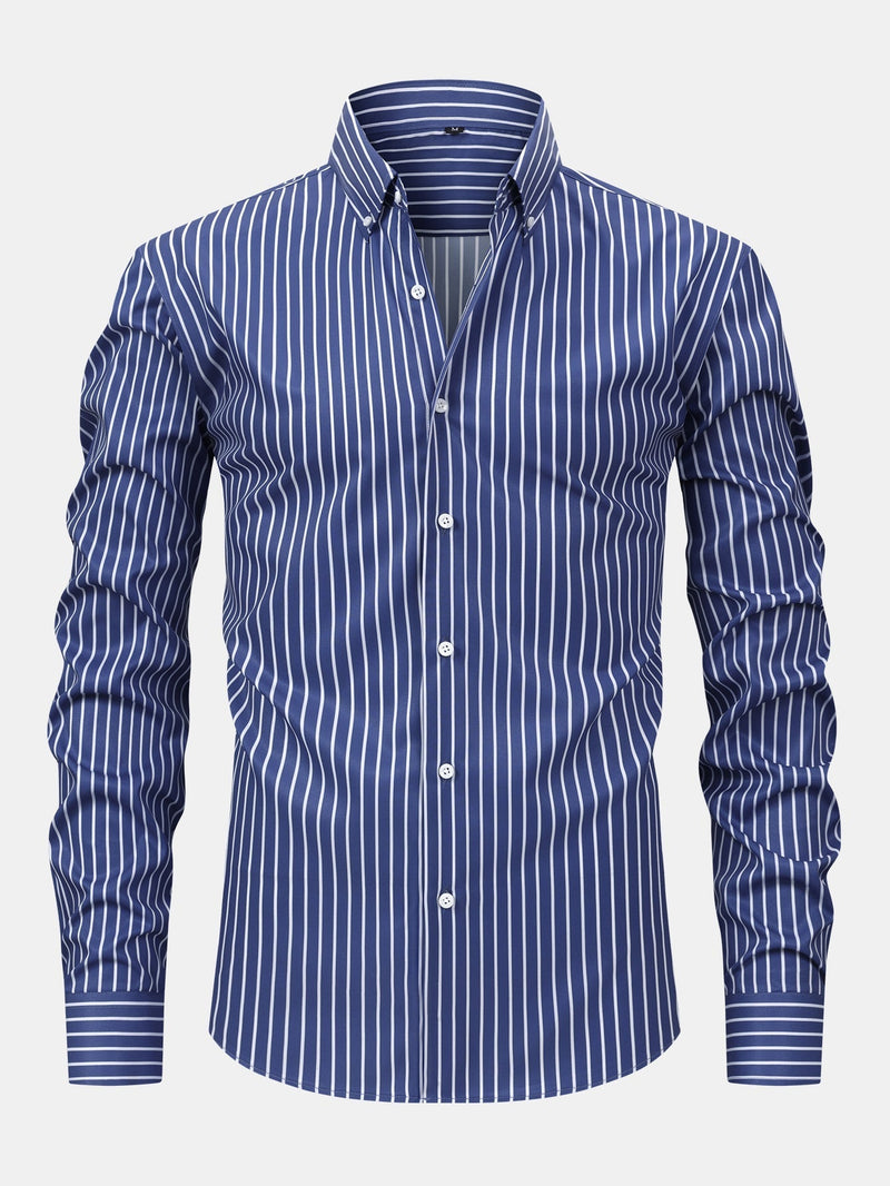 Edmund™ – Striped Long Sleeve Shirt