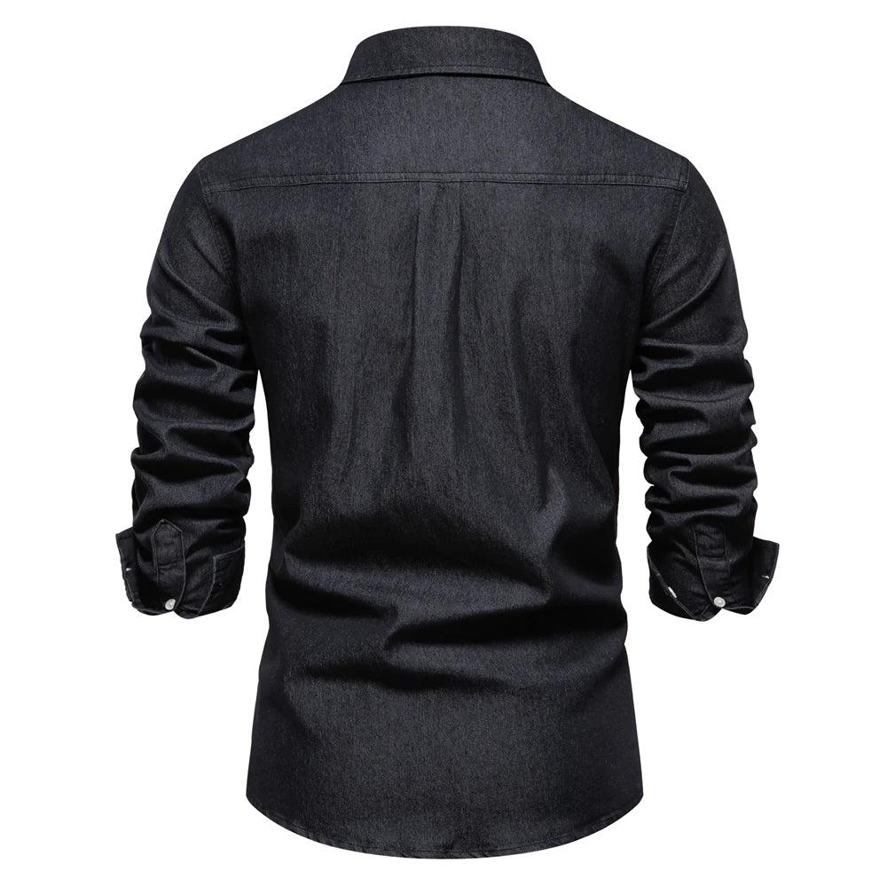 TailorFlex™ | Men's Denim Shirt