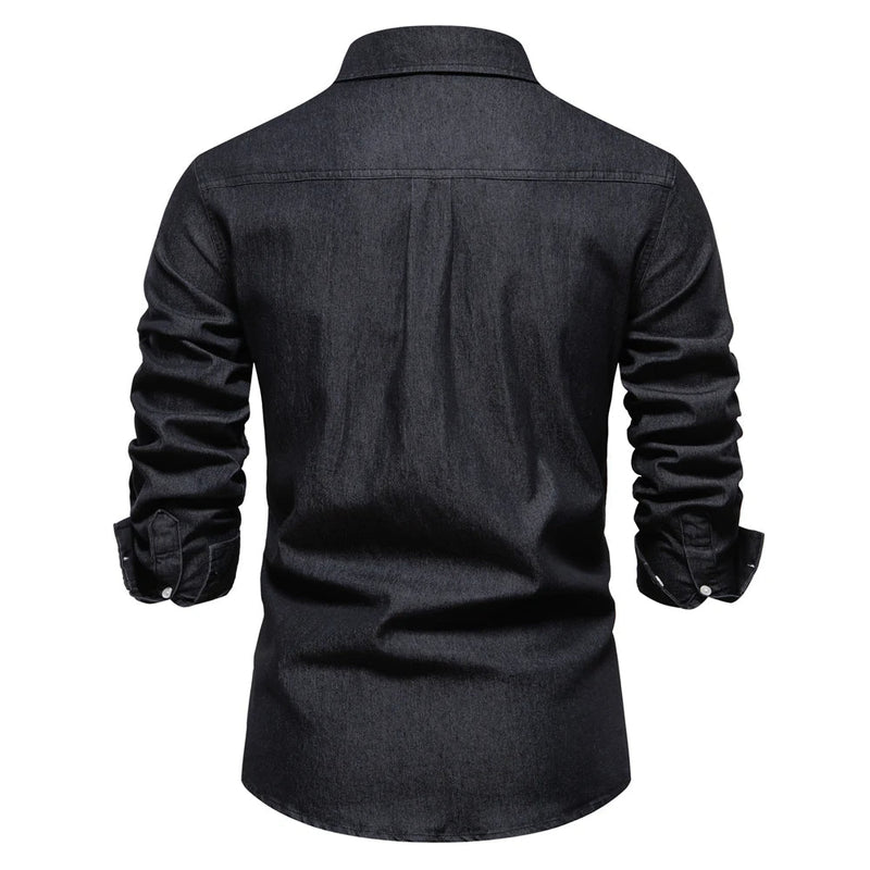 TailorFlex™ | Men's Denim Shirt