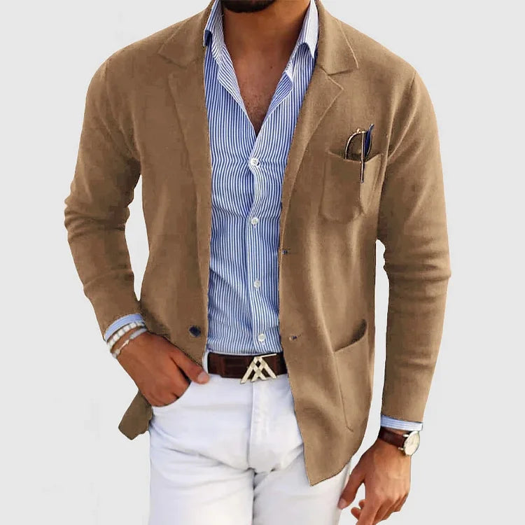 Callum™ | Stylish Men's Blazer with Casual Button Pockets and Notch Collar