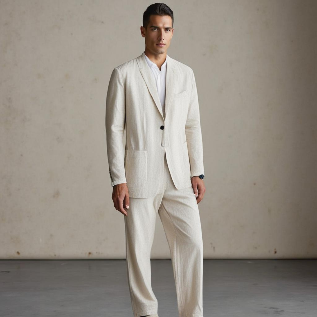 Frank™ | Elegant Linen Suit