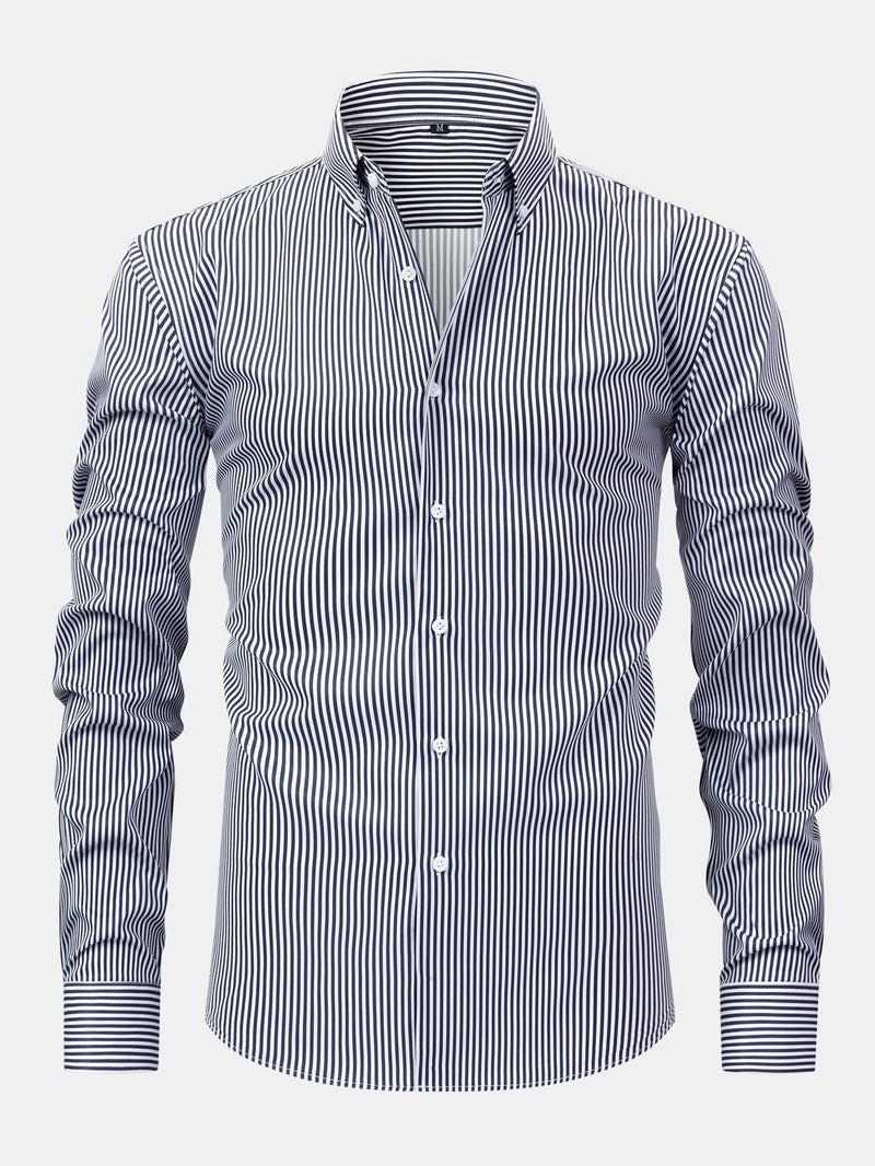 Harrington™ – Fine Striped Shirt