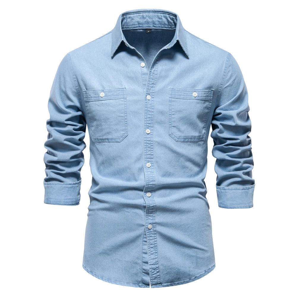 TailorFlex™ | Men's Denim Shirt