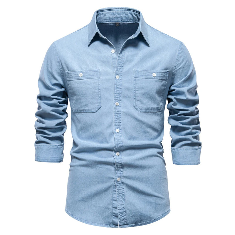 TailorFlex™ | Men's Denim Shirt