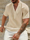 Smith™ – Elegant Summer Shirt With Stand Collar
