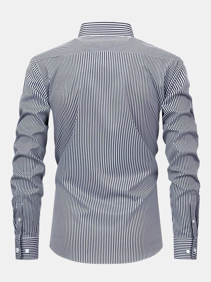 Harrington™ – Fine Striped Shirt