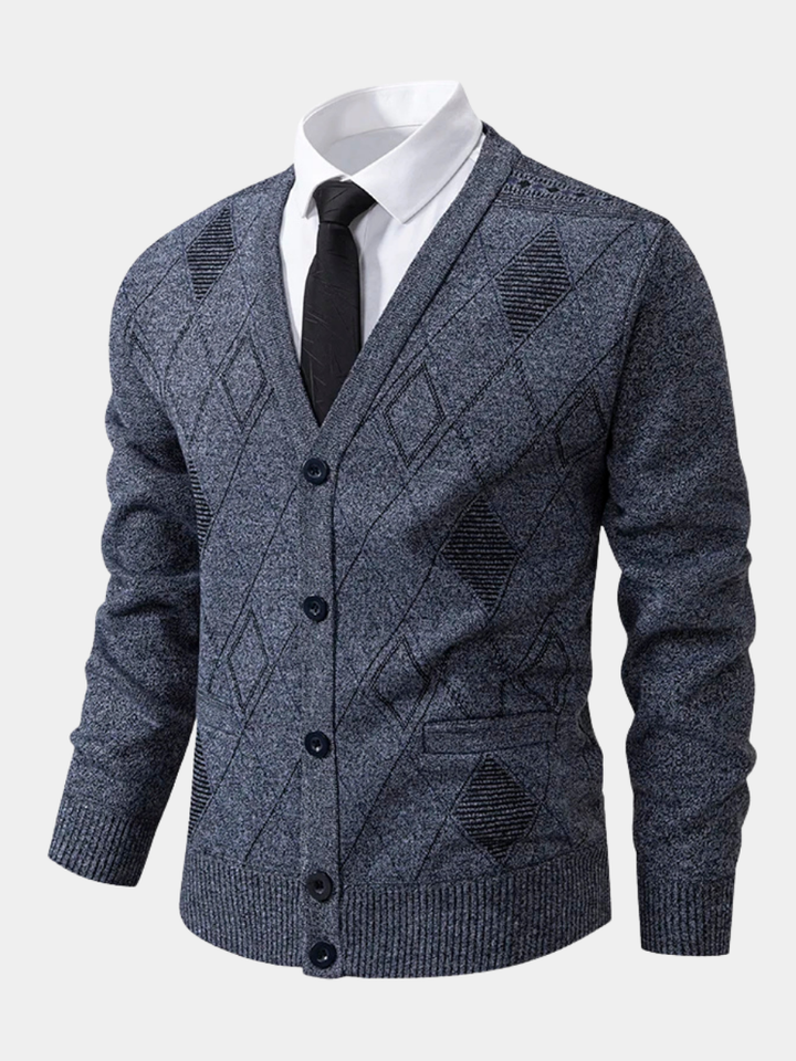 Preston™ – Diamond Knit Cardigan