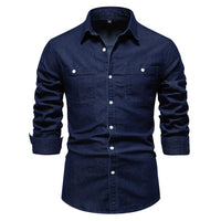 TailorFlex™ | Men's Denim Shirt