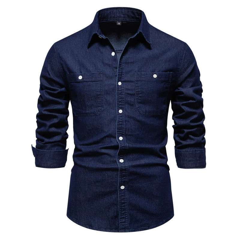 TailorFlex™ | Men's Denim Shirt