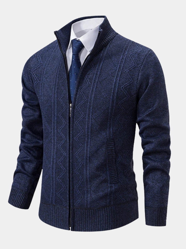 Dawson™ – Textured Zip Cardigan
