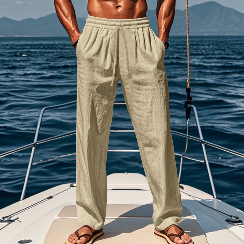 Trevor™ – Relaxed Cotton-Linen Summer Trousers
