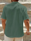 Smith™ – Elegant Summer Shirt With Stand Collar