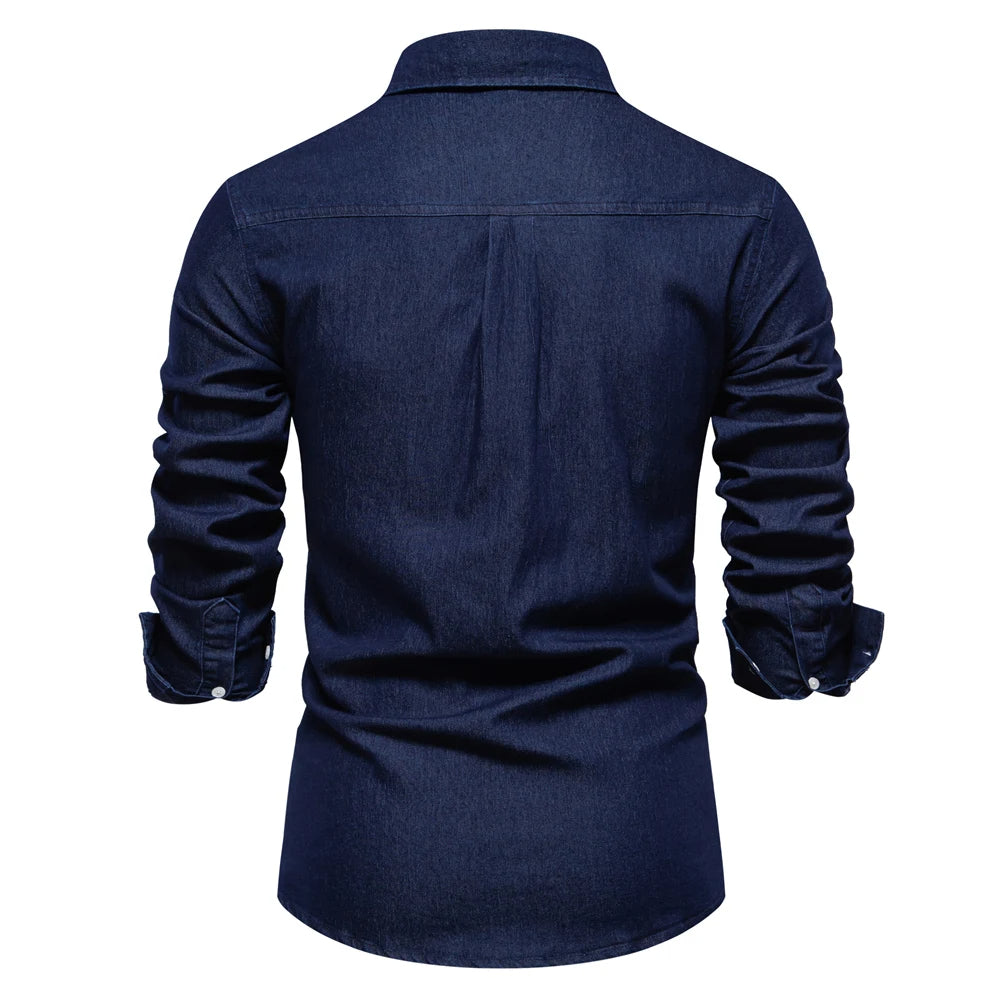 TailorFlex™ | Men's Denim Shirt