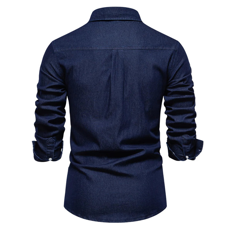 TailorFlex™ | Men's Denim Shirt