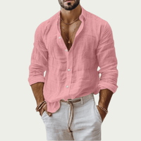 Barrett™ – Cotton Linen Long Sleeve Shirt
