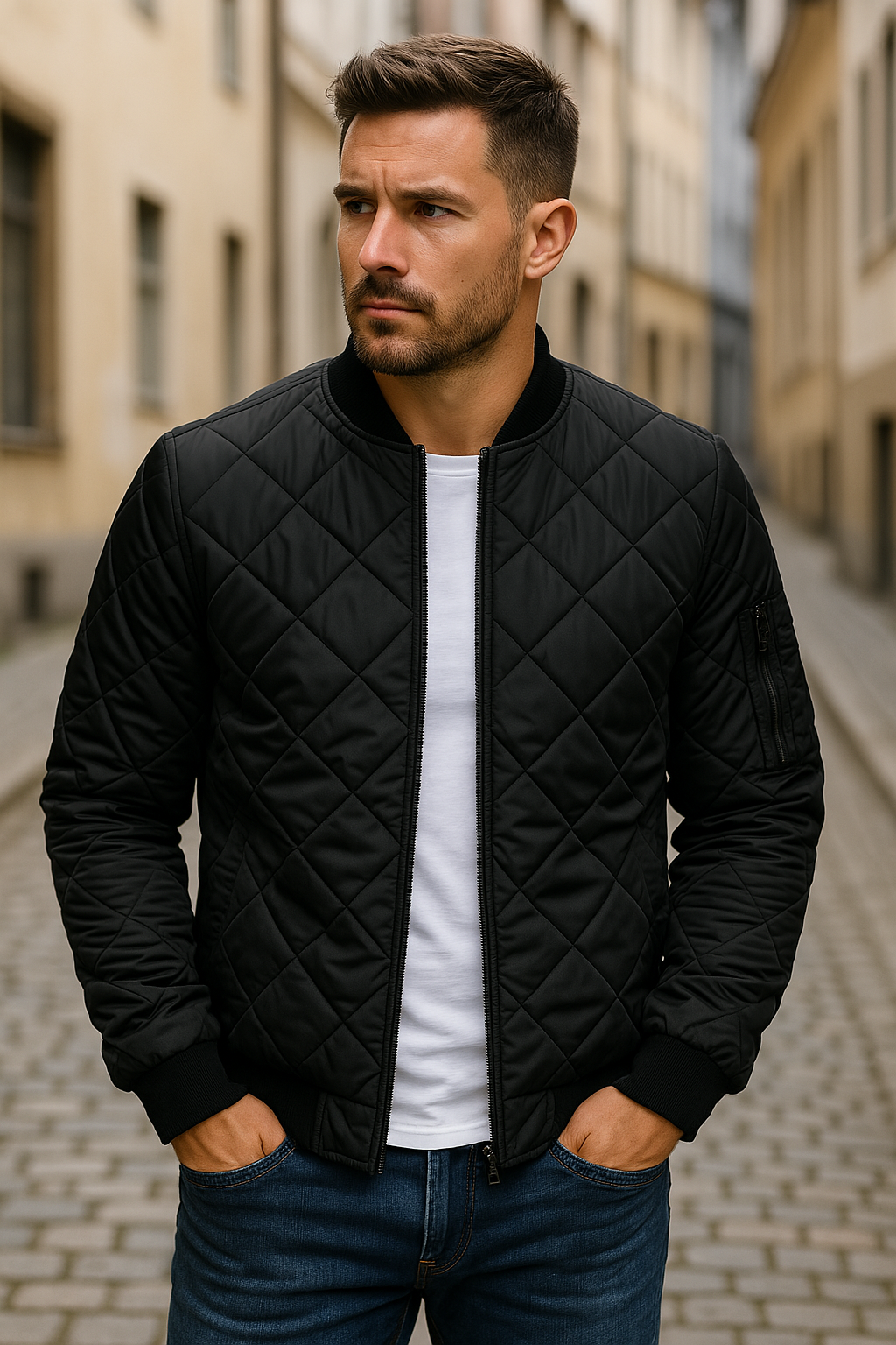 Russell™ – Quilted Bomber Jacket