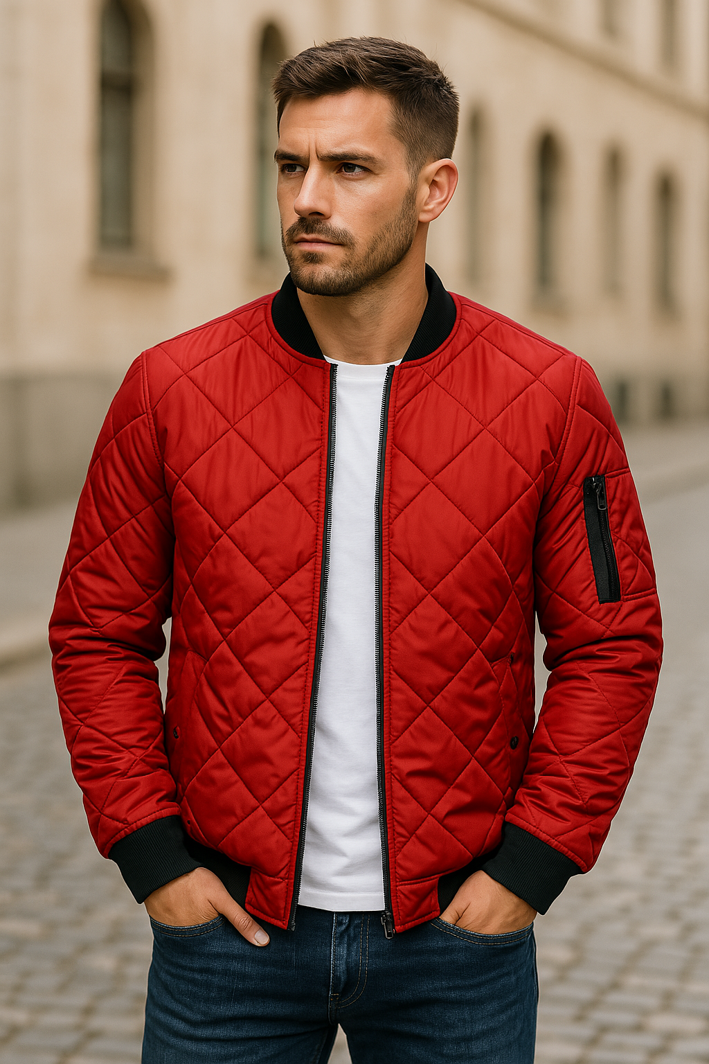 Russell™ – Quilted Bomber Jacket