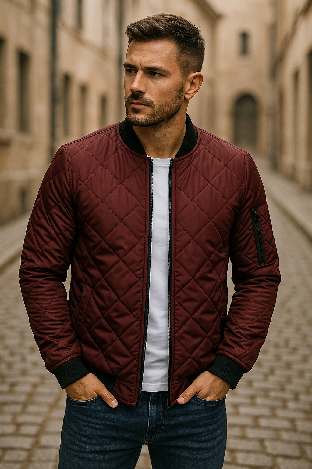 Russell™ – Quilted Bomber Jacket