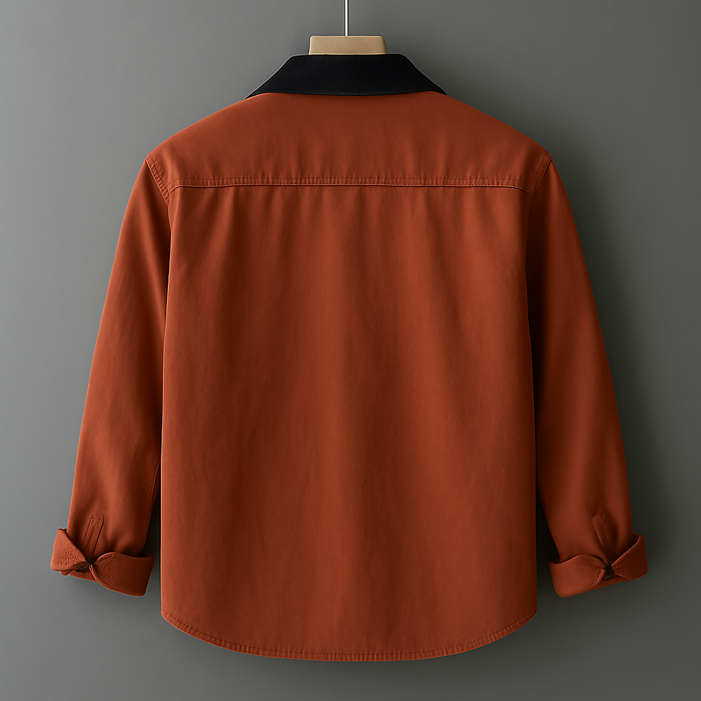 Albert™ | Contrast Collar Cotton Shirt