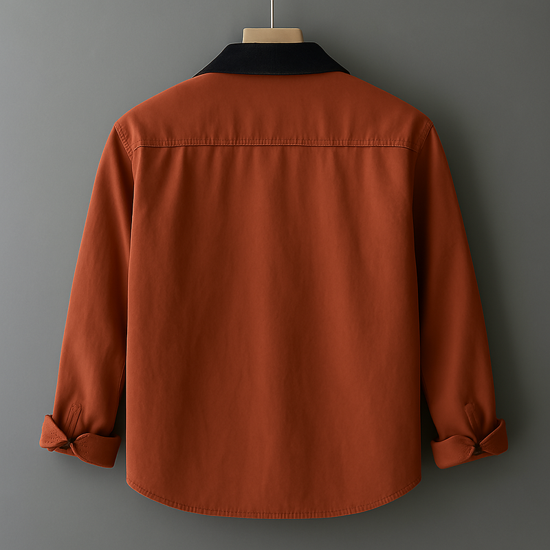 Albert™ | Contrast Collar Cotton Shirt