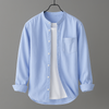 Owen™ | Stand Collar Cotton Shirt