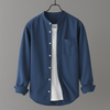 Owen™ | Stand Collar Cotton Shirt