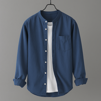 Owen™ | Stand Collar Cotton Shirt