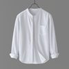 Owen™ | Stand Collar Cotton Shirt