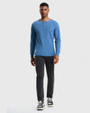 Oliver™ | Waffle Henley Long Sleeve