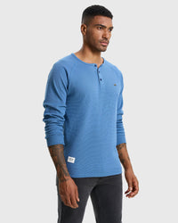 Oliver™ | Waffle Henley Long Sleeve