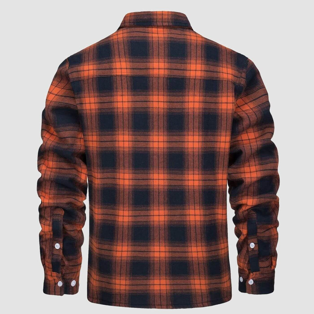 Grayson™ – Lined Plaid Overshirt