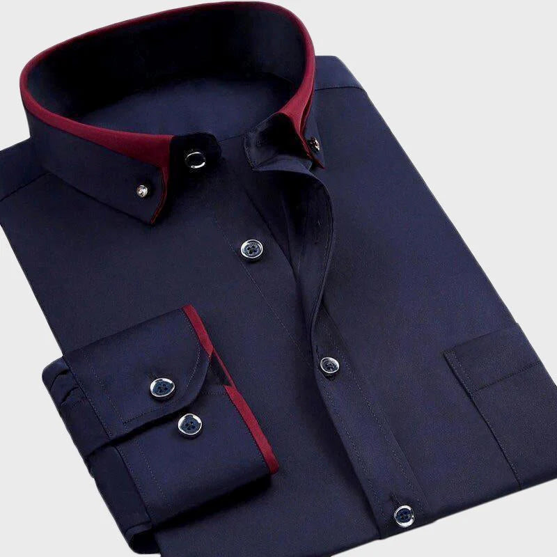 Alix™ – Stretch Luxe Button-Up Shirt