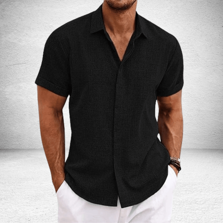 Aiden™ | Classic Linen-Blend Shirt