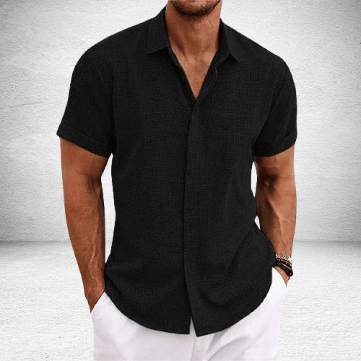 Aiden™ | Classic Linen-Blend Shirt